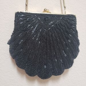 MOVING MUST GO Vintage Beaded Evening  Bag